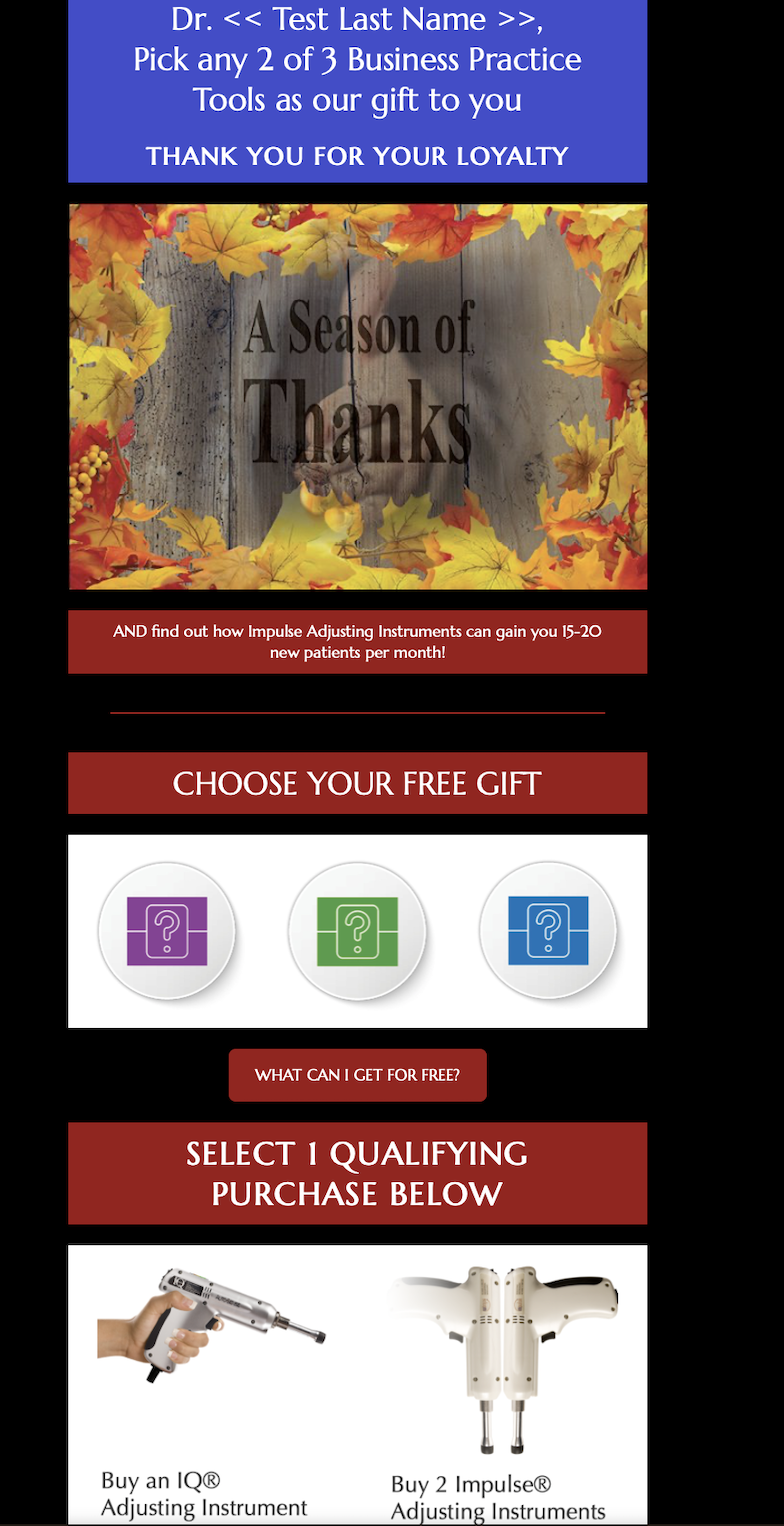 Thanksgiving Campaign