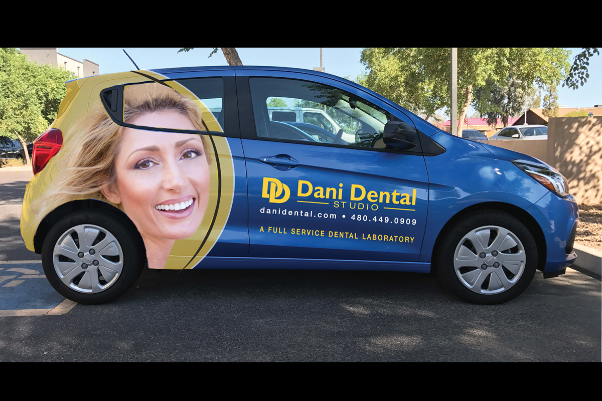 Dani Dental vehicle wrap